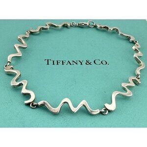 Tiffany & Co. Frank Gehry Equus Link Bracelet Sterling Silver Sculptural Design
